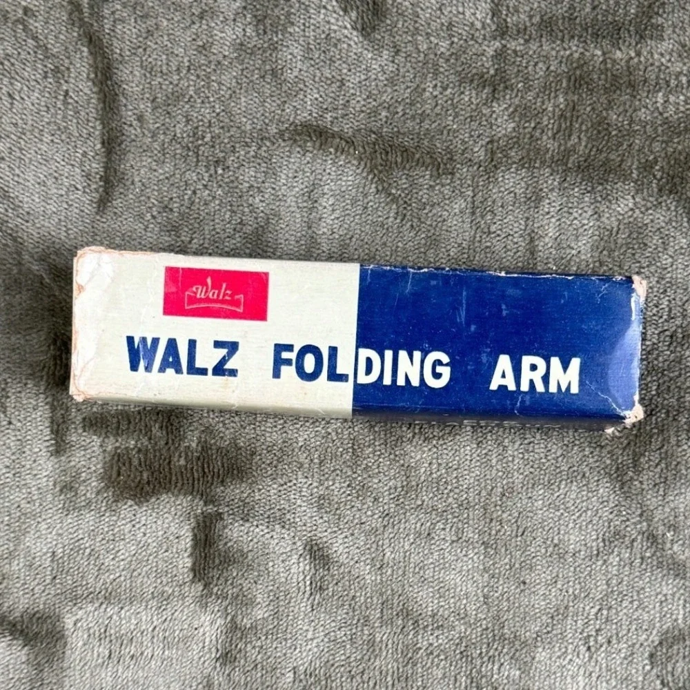 Walz‎ Folding Arm for Flash Gun Vintage Camera Accessory Chrome Japan Made Boxed
